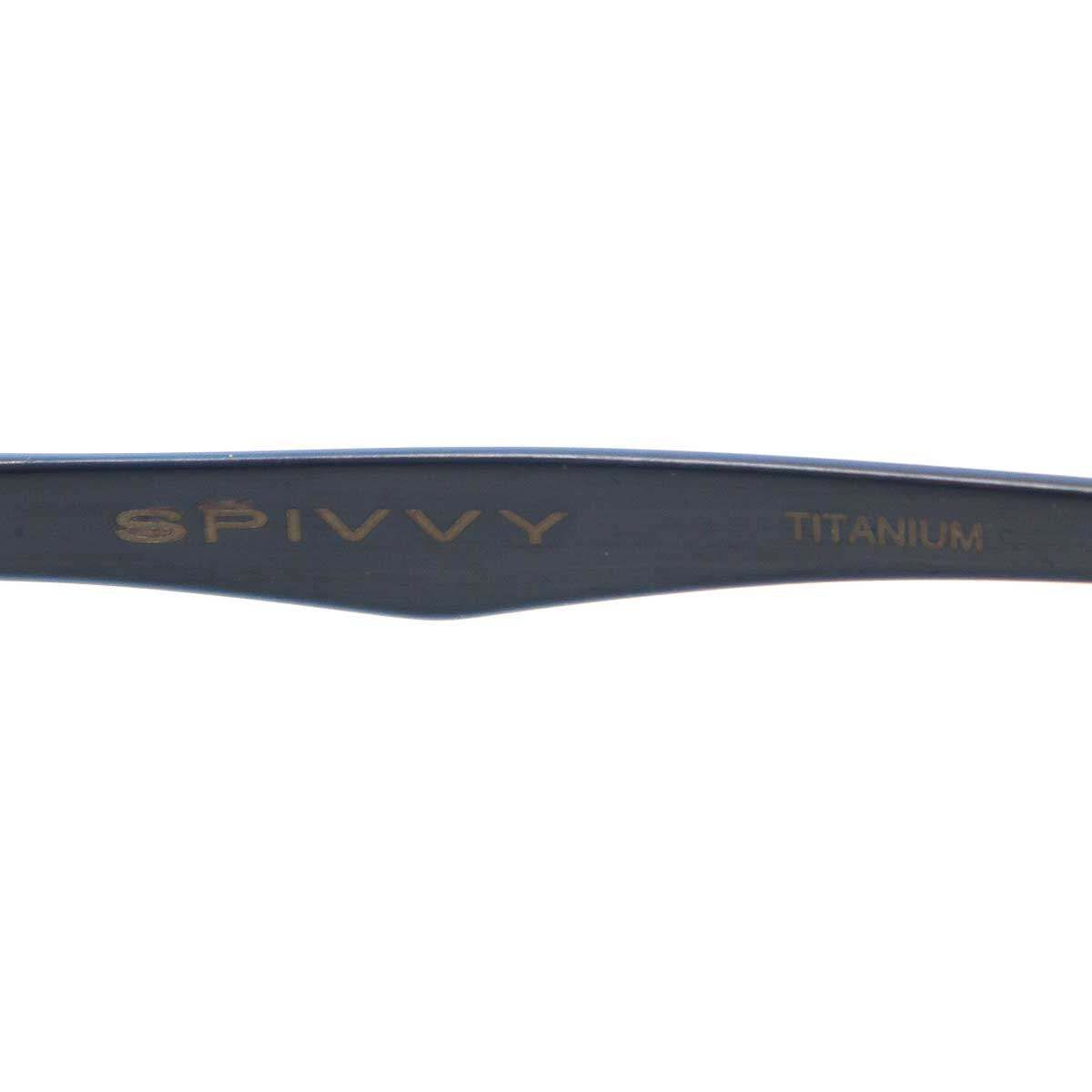 金子眼鏡 SPIVVY スピビー SP-1218 ブロックチタンアイウェア ブラック