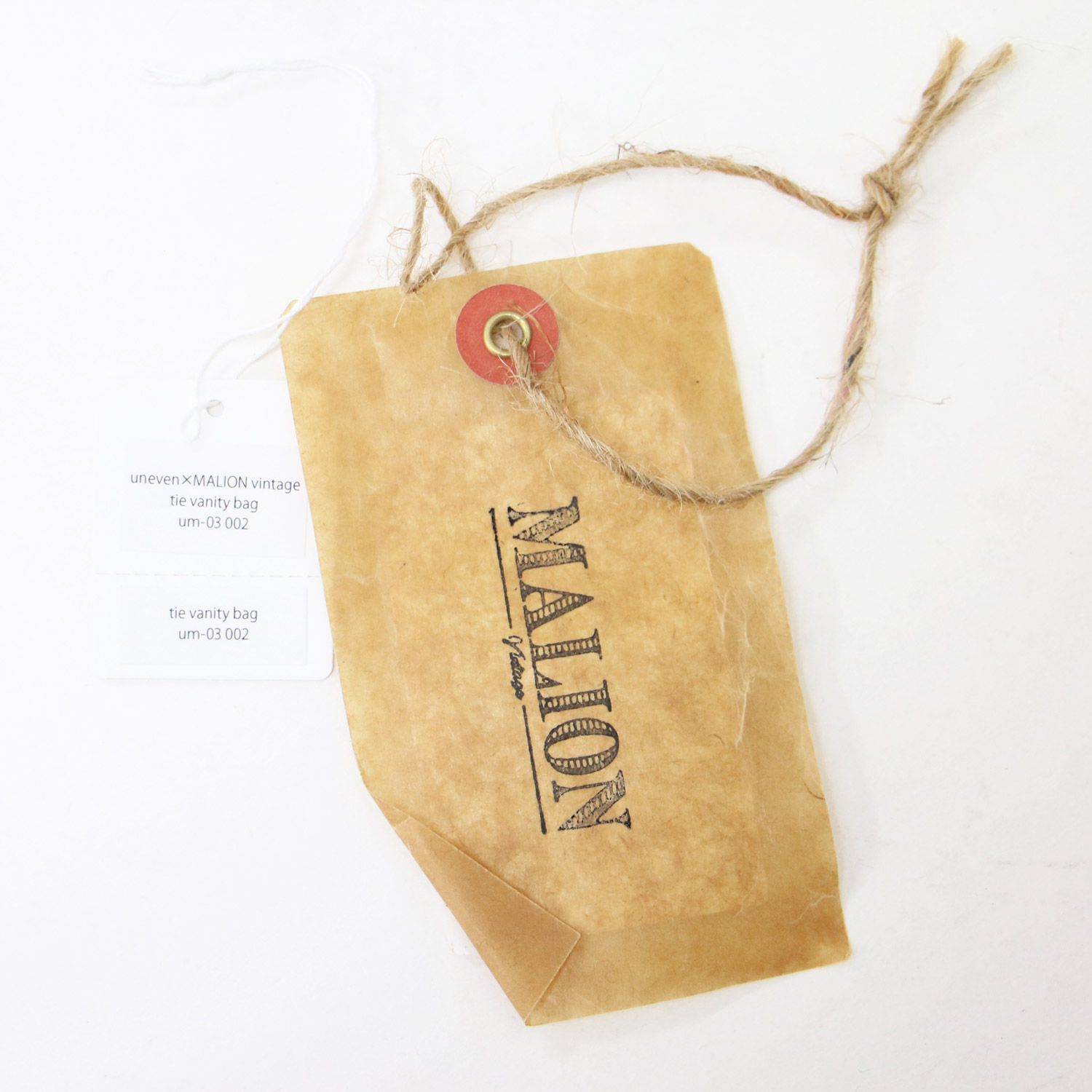 uneven×MALION vintage tie vanity bag 【公式通販】