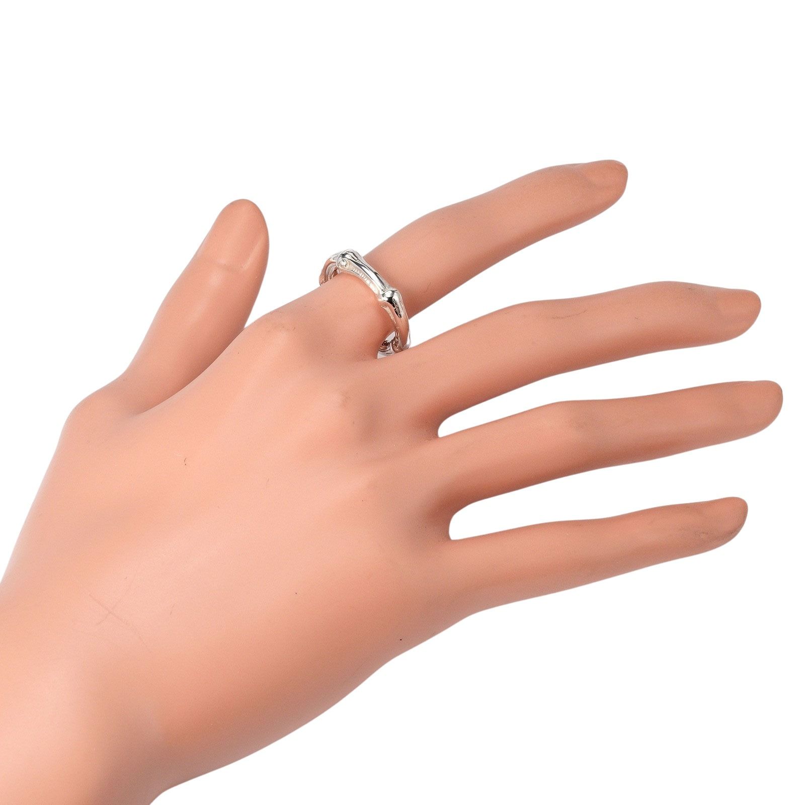 TIFFANY&Co.】ティファニー バンブー シルバー925 9.5号 レディース