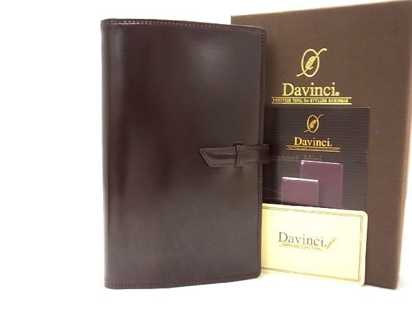 □極美品□ Davinci ダヴィンチ コードバン 手帳カバー スケジュール帳