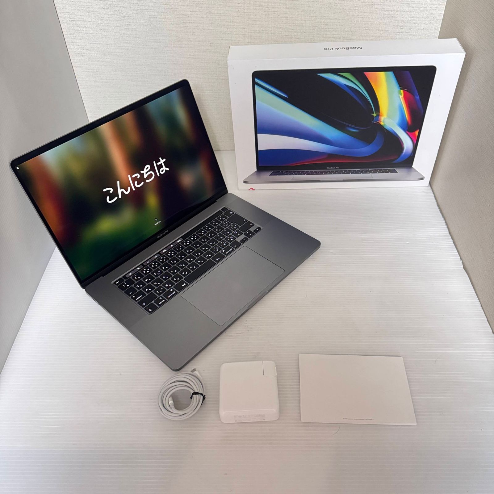 動作 済み Apple MacBook Pro 2019 A2141 Core i7 RAM16GB ストレージ512GB バッテリー 交換済み OSアップデート済み