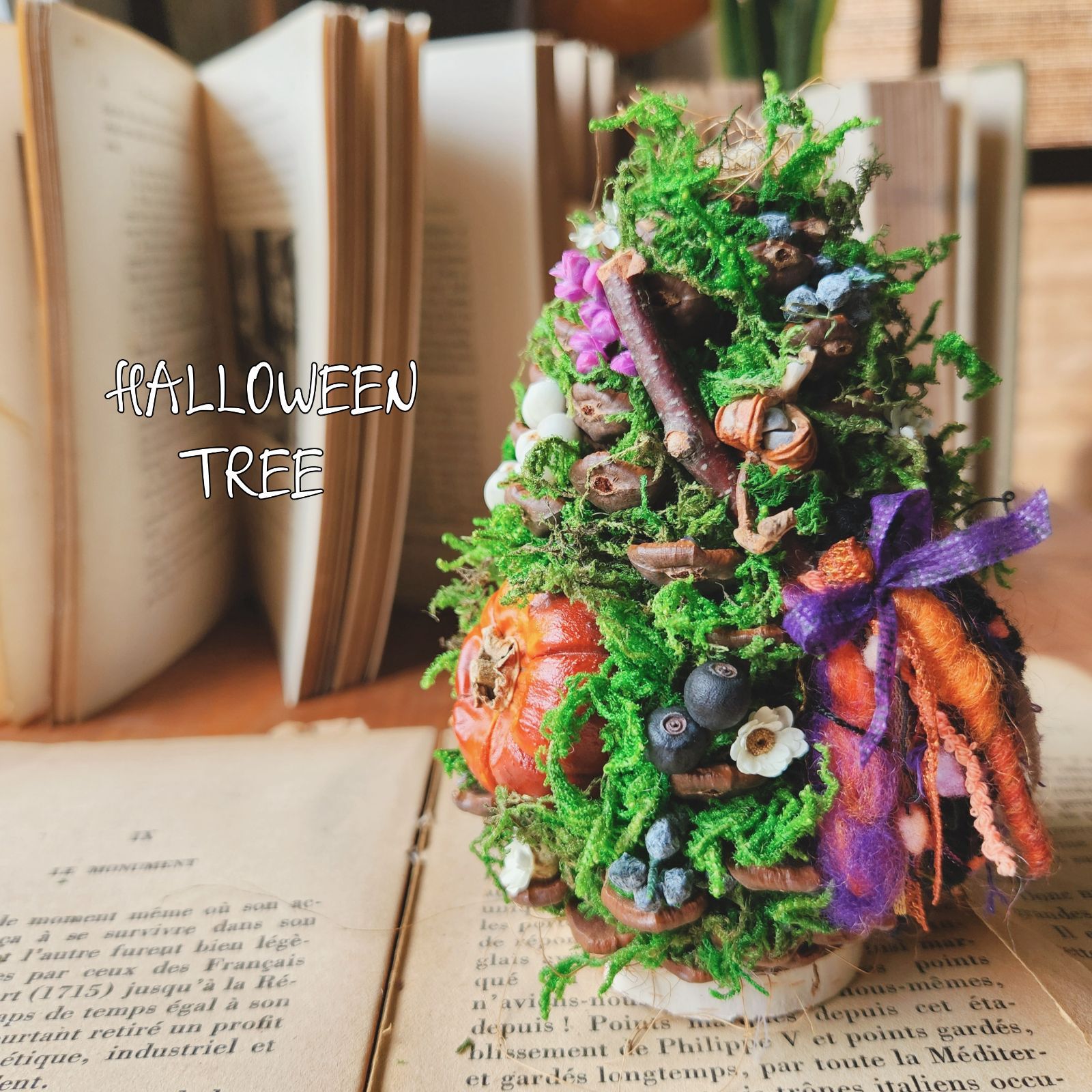 ハロウィン🎃ツリー🎄〗ドライフラワー プリザーブドフラワー