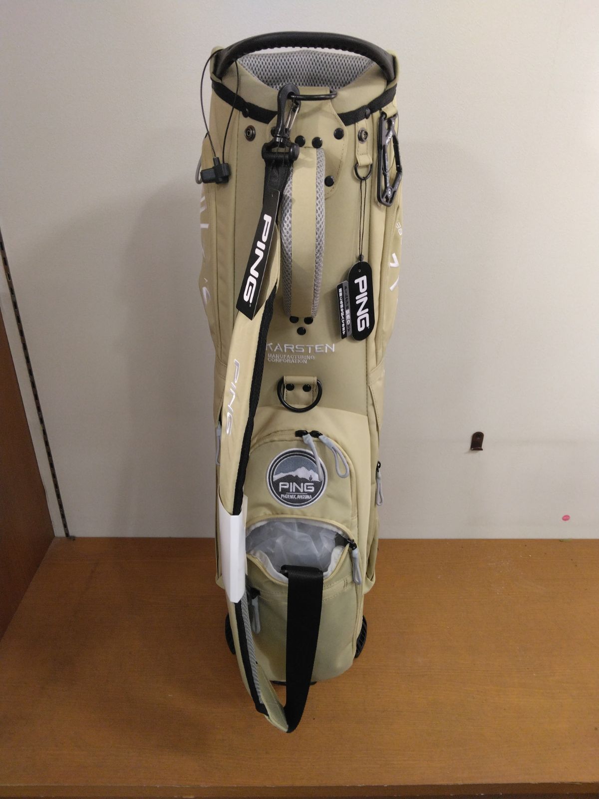 PING ARTIZON キャディバッグ ベージュ PING ARTIZON キャディバッグ ベージュ ベージュ系 アジア PING(ピン