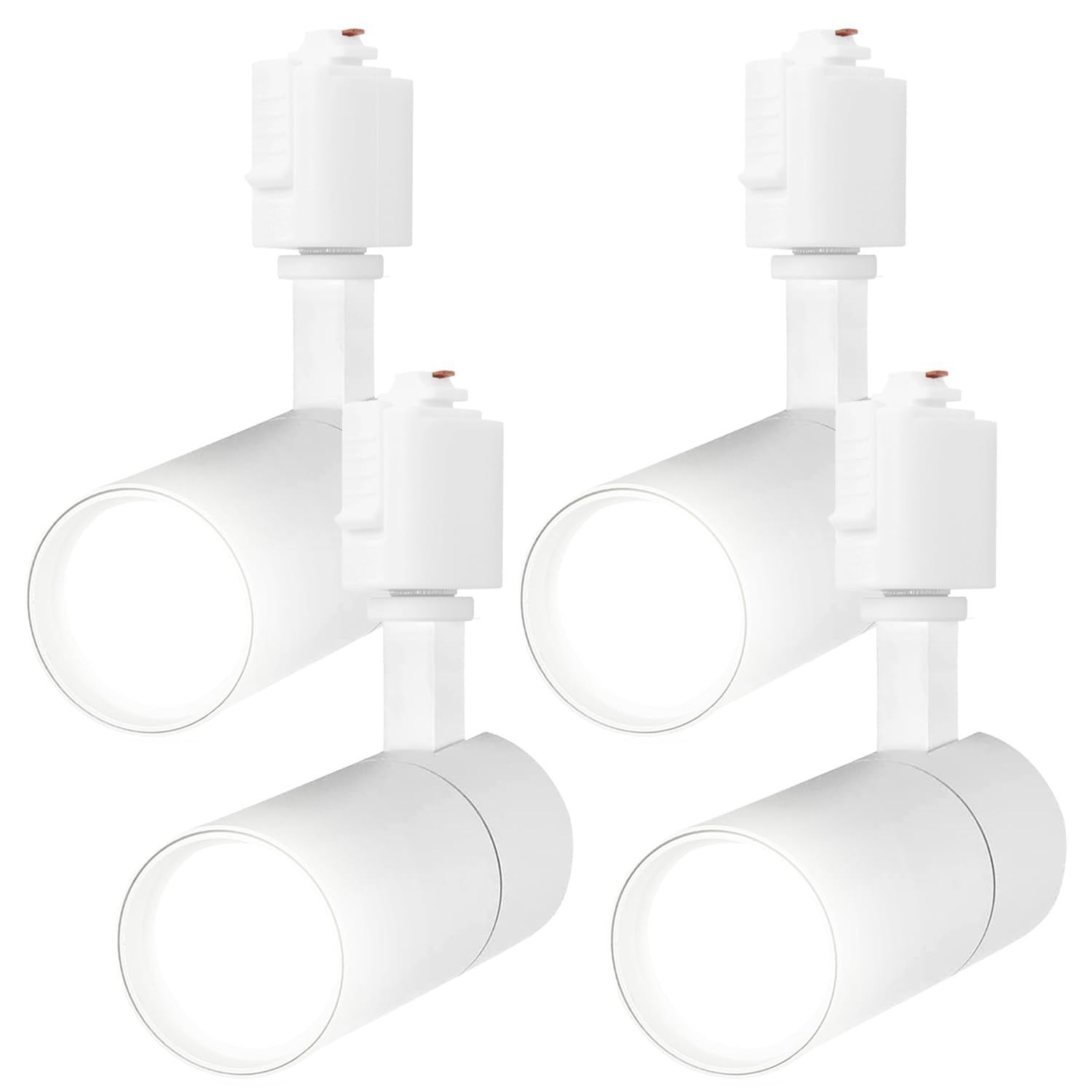 数量 大光量1000LM照射角度調節 消費電力10W 一般家庭照明|演出照明|商業施設|店舗 商品展示用照明 白い ライティングレール用スポットライト昼白色100W相当 4個セット