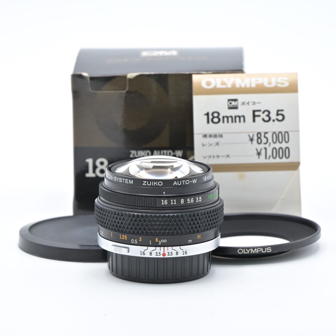 OLYMPUS オリンパス OM-SYSTEM ZUIKO AUTO-W 18mm F3.5 交換レンズ