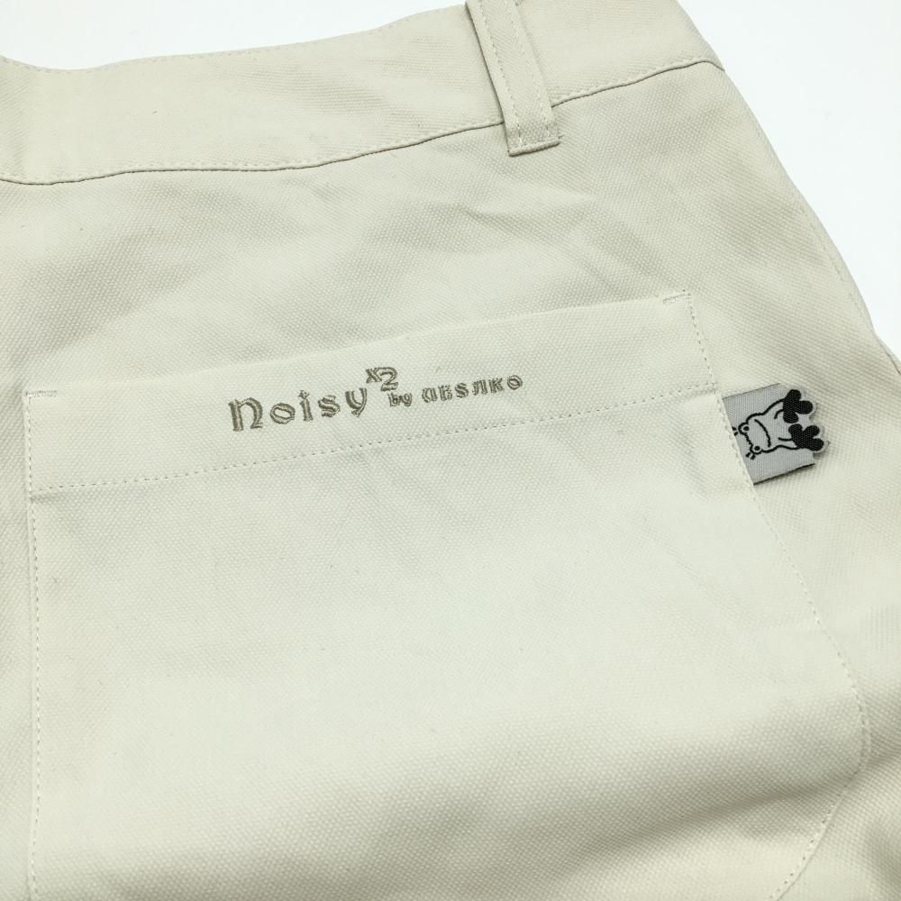 パンツ М.U SPORTS ウエサコ アイボリー スラックス パンツ 刺繍ロゴ