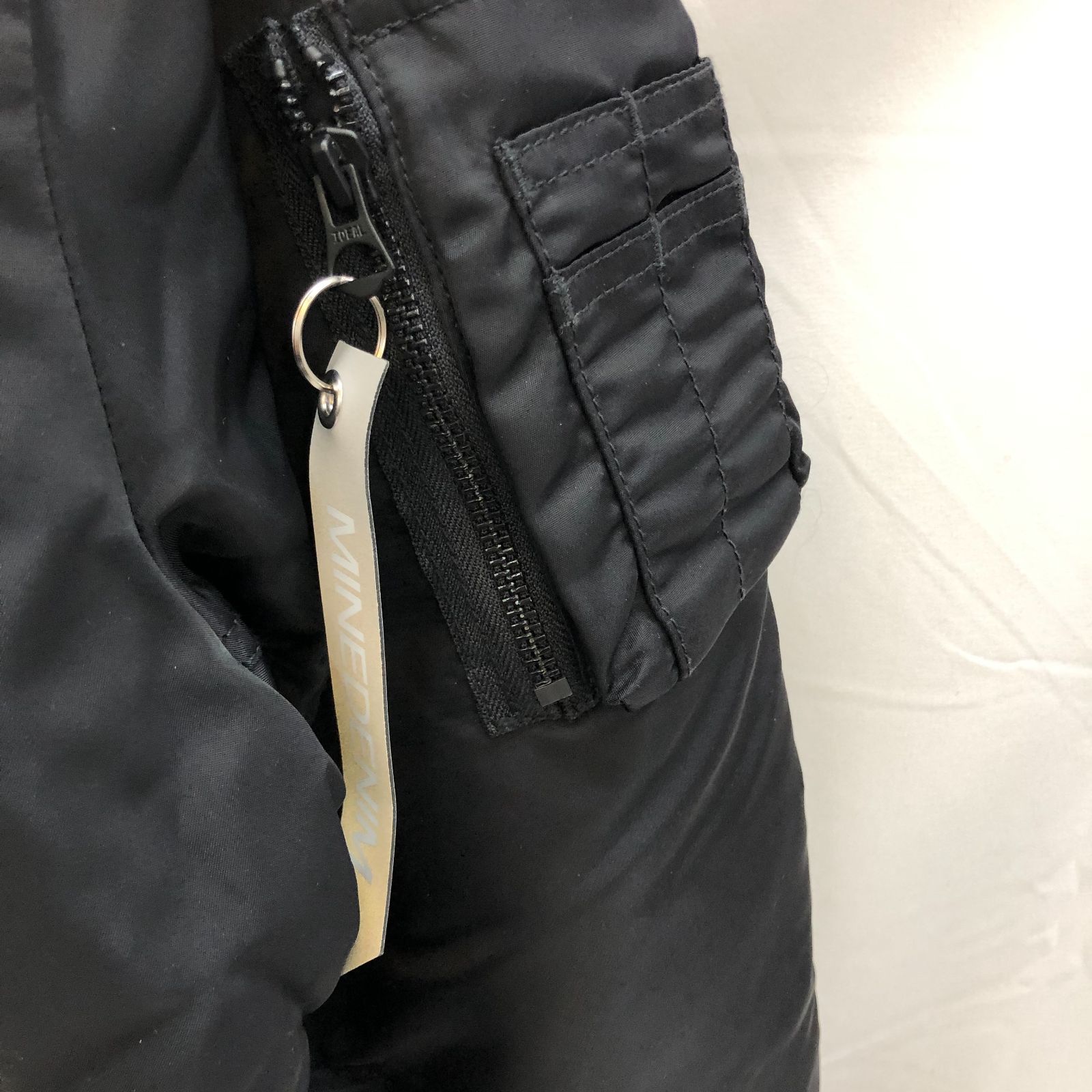 WINDANDSEA MA-1 ブラックジャケットマインデニム