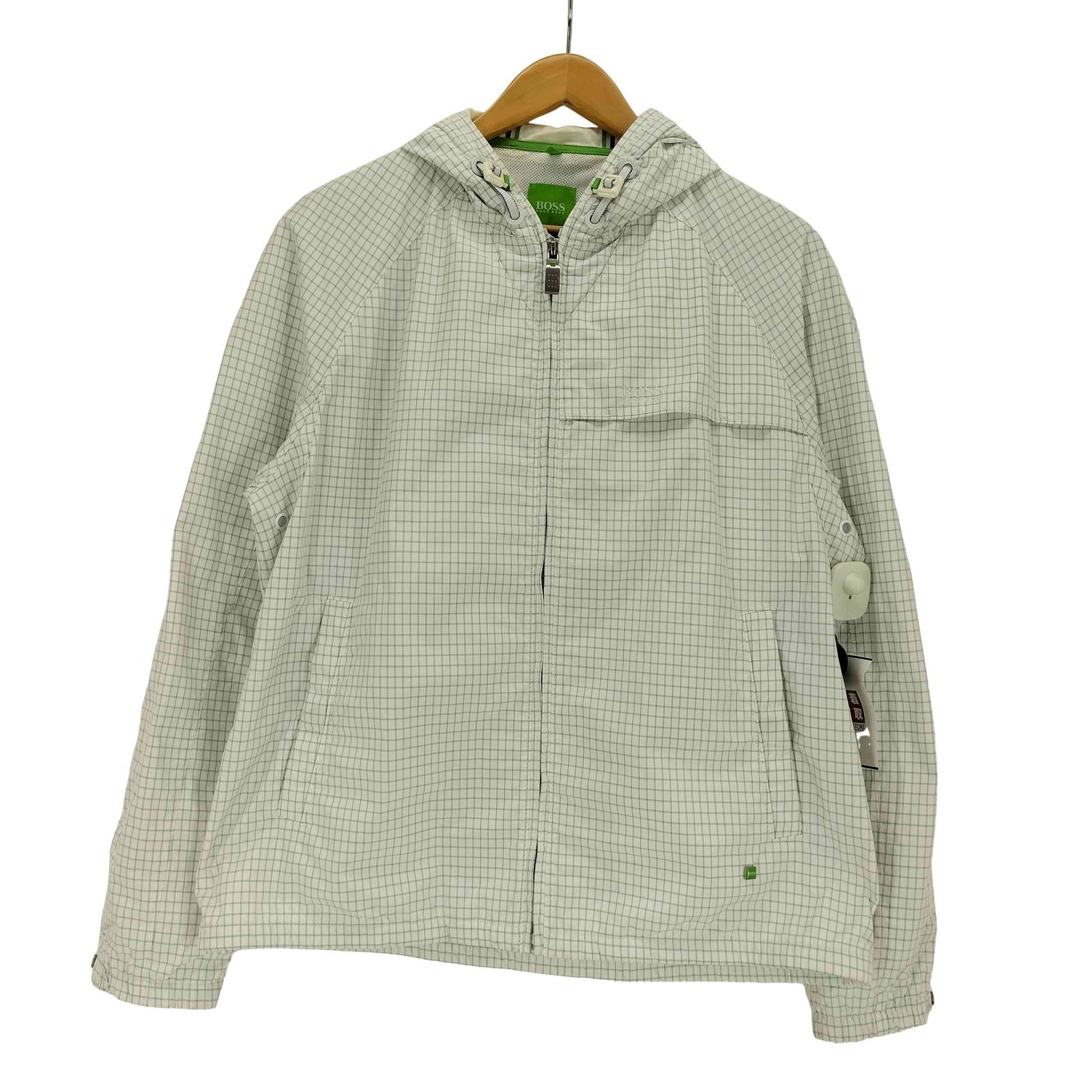 ボスヒューゴボス BOSS HUGO BOSS 格子 マウンテンパーカー メンズ S