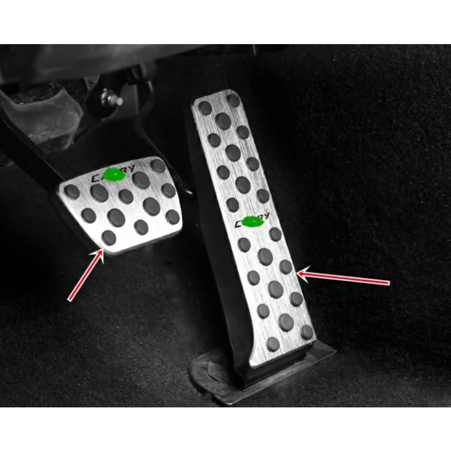 新型 カムリ70系 G X WS 専用 スポーツ ペダル アクセル ブレーキ カバー 2P 10400
