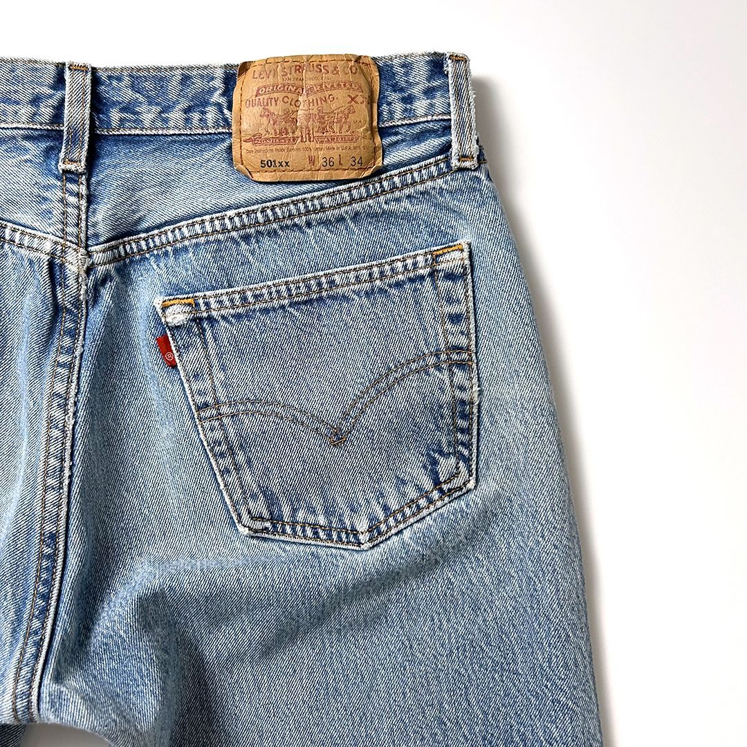 Levi's 501 XX ストレートデニム W36 L34 Levi's 501xx デニムパンツ USA製 W36 L34（実寸W32 L30