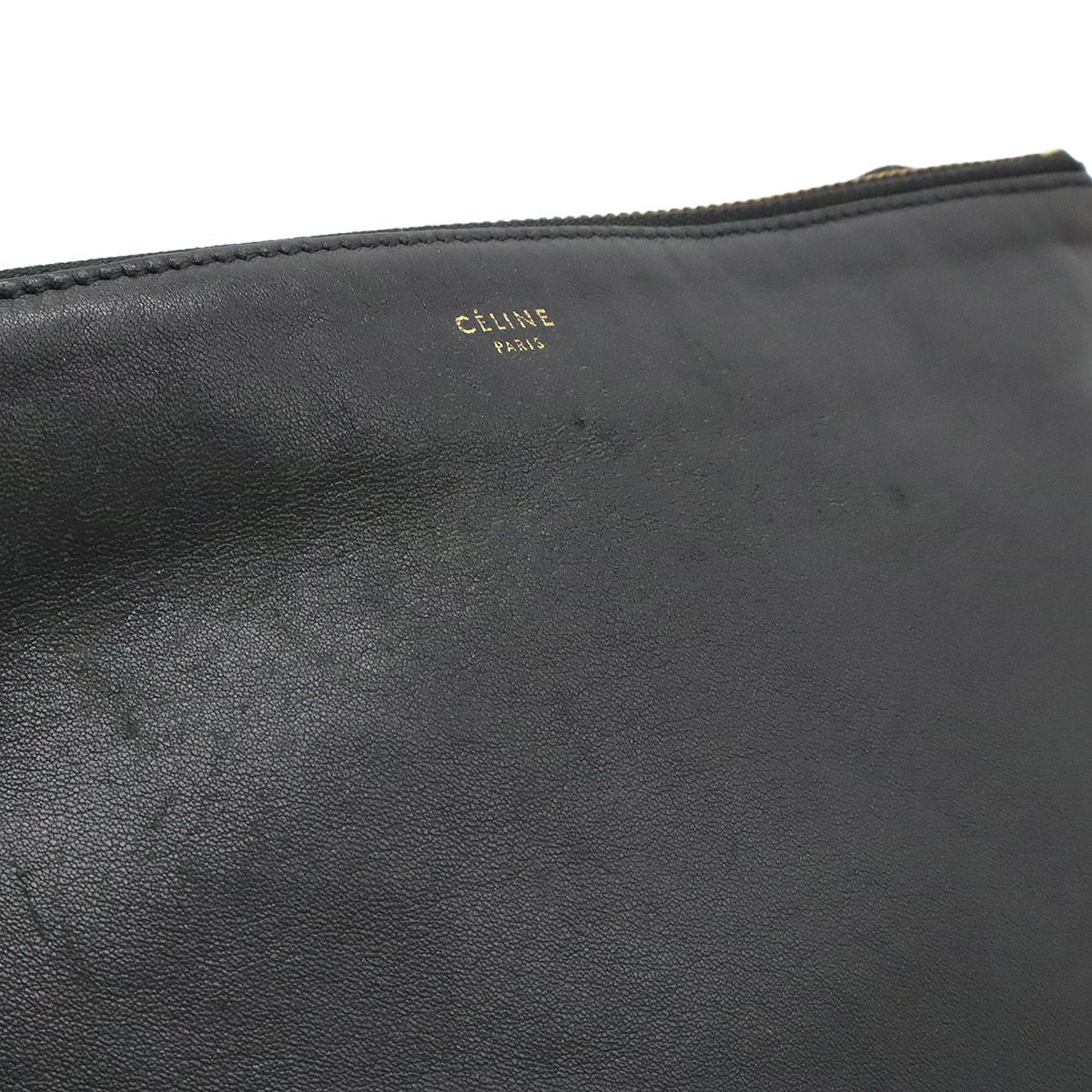 CELINE セリーヌ トリオ ラージ ショルダーバッグ ポシェット