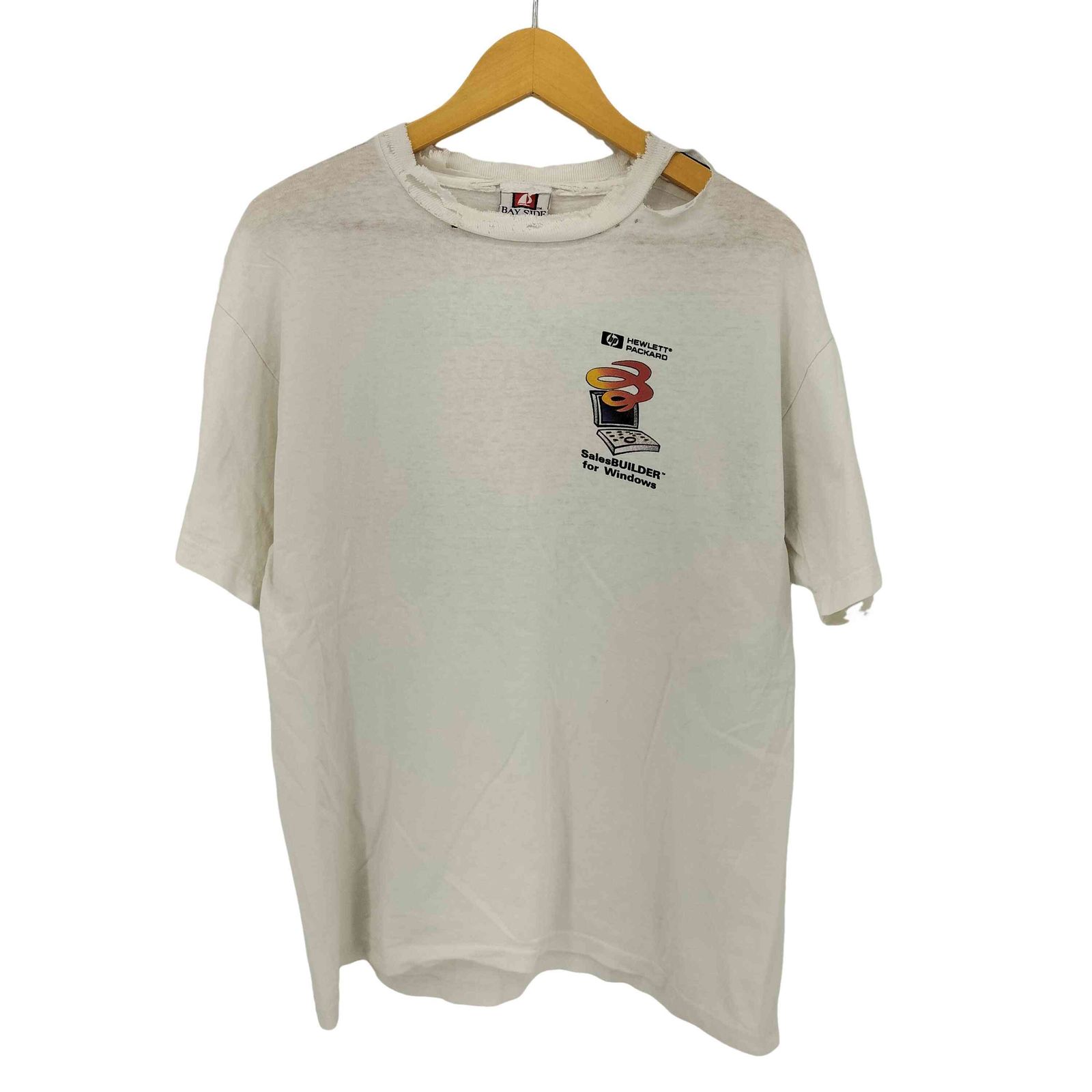 ベイサイド BAYSIDE 90S MADE IN USA WINDOWS  両面プリントTシャツ ボロ メンズ import：L 