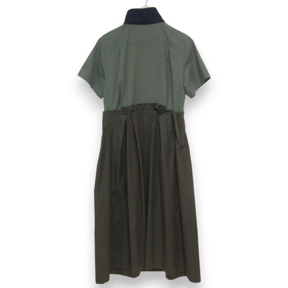 sacai サカイ　ワンピース sacai サカイ 21-05523 21SS グレー Suiting Dress シャツ