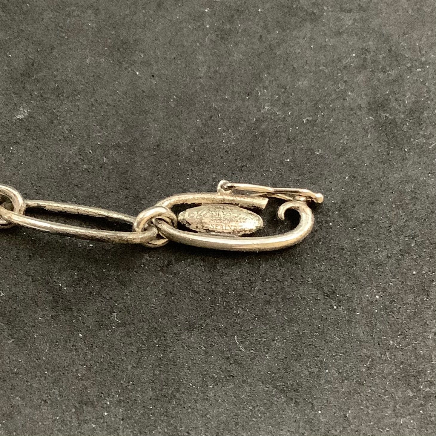 オールド　ティファニー　オーバルリンク　オープンハート　ブレスレット　シルバー TIFFANY&Co. ティファニー オーバルリンク オープンハート