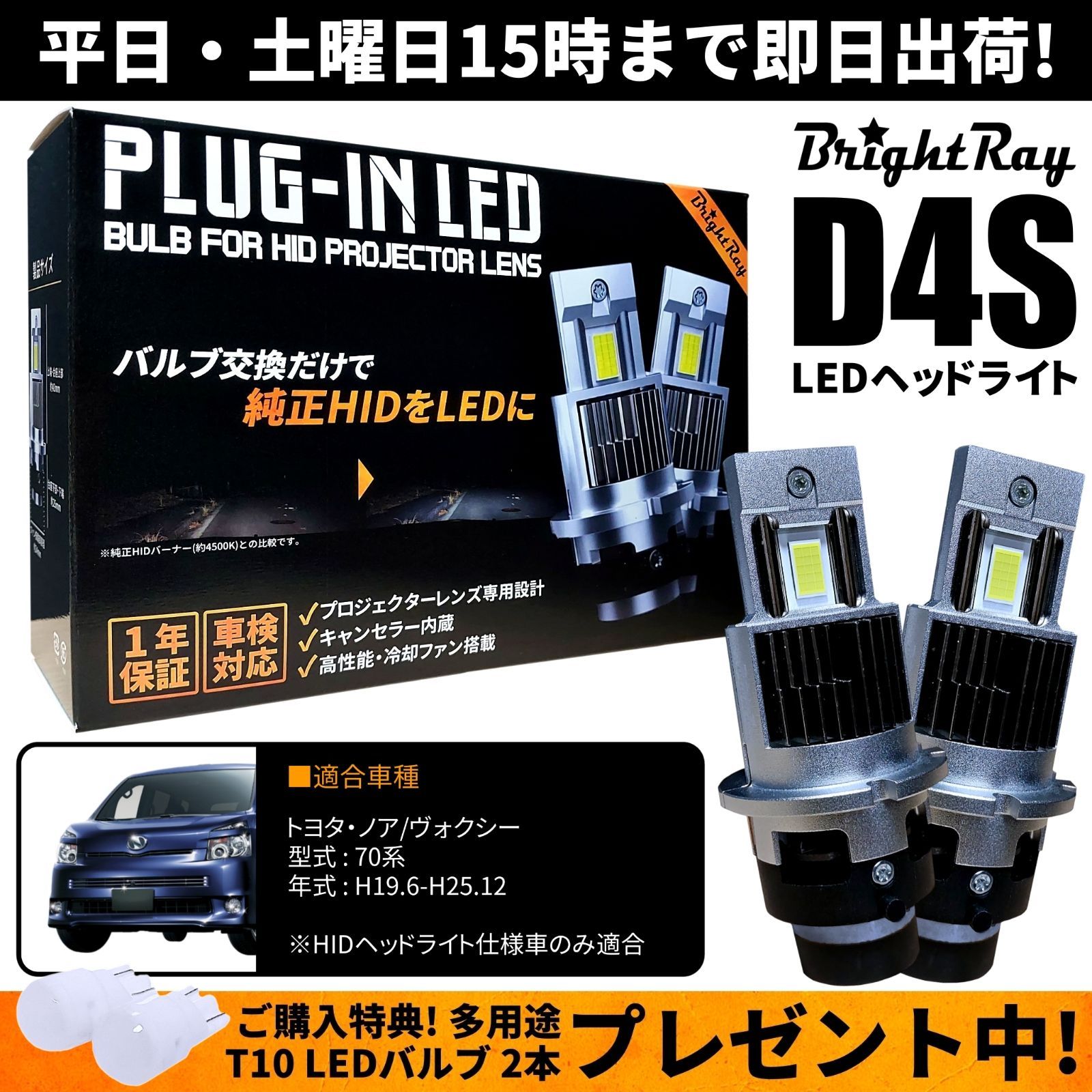 送料無料 1年保証 トヨタ ヴォクシー ノア 70系 ZRR70 ZRR75 (H19.6 