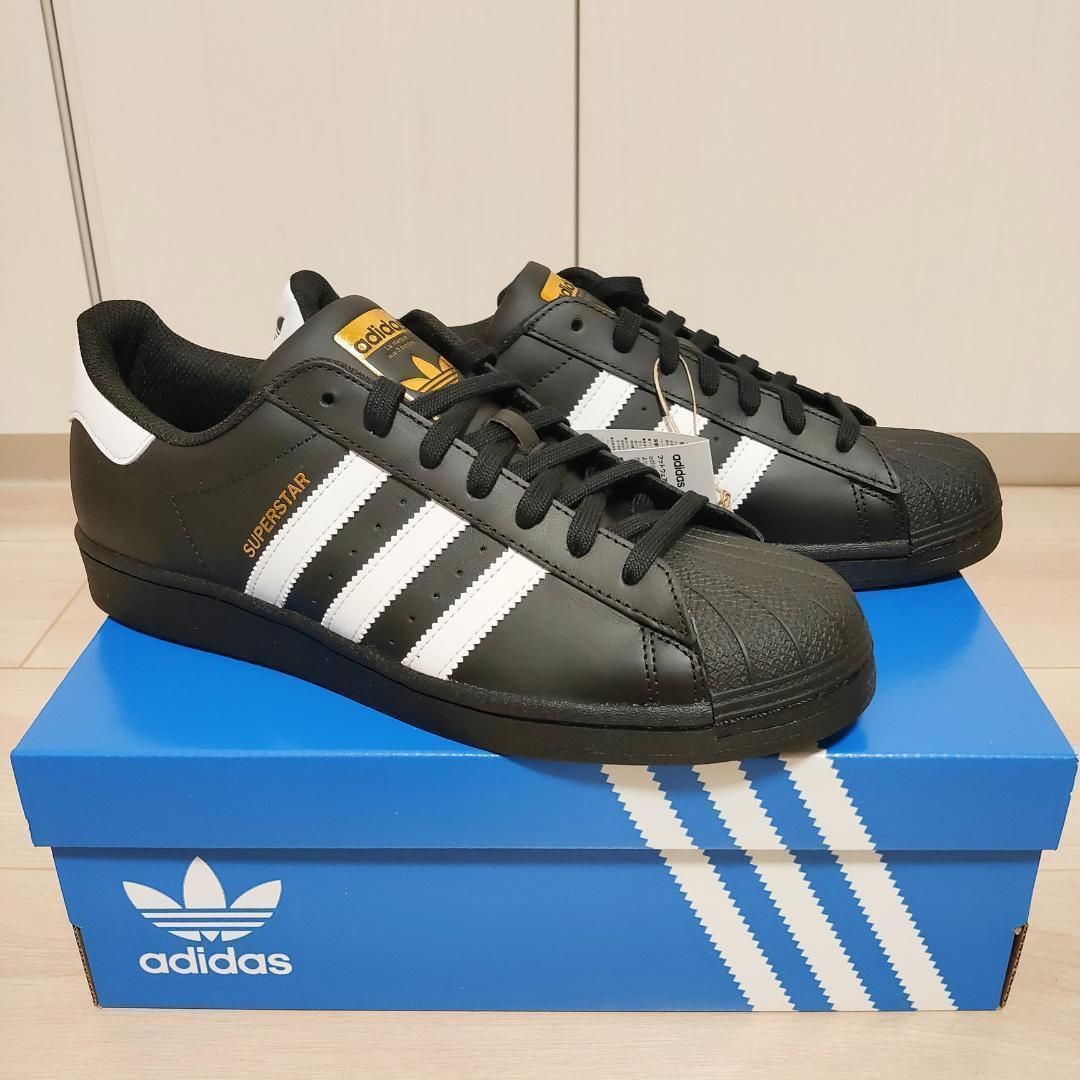 新品 26.5cm アディダス スーパースター EG4959 黒 スニーカー adidas