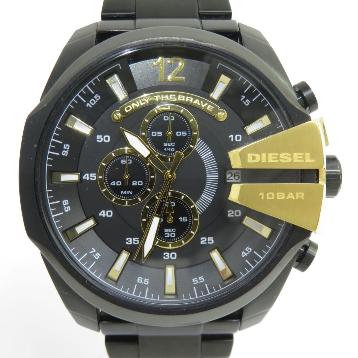 DIESEL 腕時計 クロノグラフ　DZ4338 ブラック文字盤　美品　レアよろしくお願いします