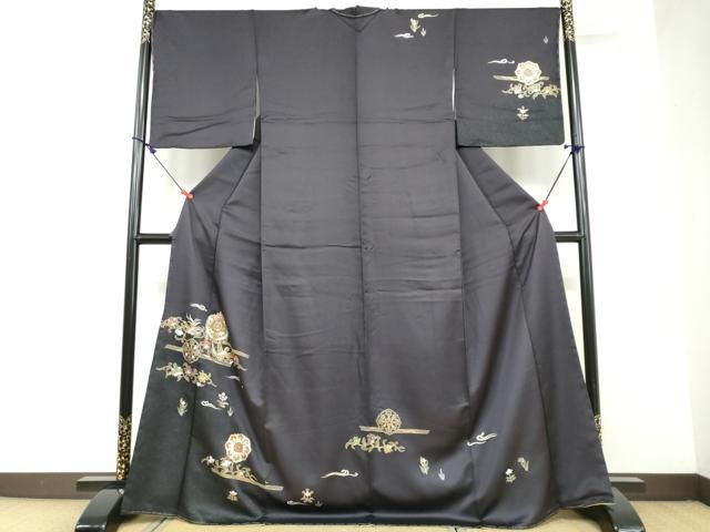 平和屋着物●訪問着　正倉院鳳凰草花文　金彩　正絹　逸品　未使用　DAAY5211ud 平和屋着物○訪問着 正倉院鳳凰草花文 金彩 正絹 逸品 未使用