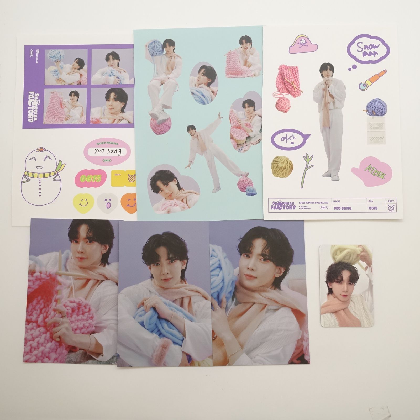 ATEEZ ヨサン SNOWMAN FACTORY winter MD 特典 ステッカー
