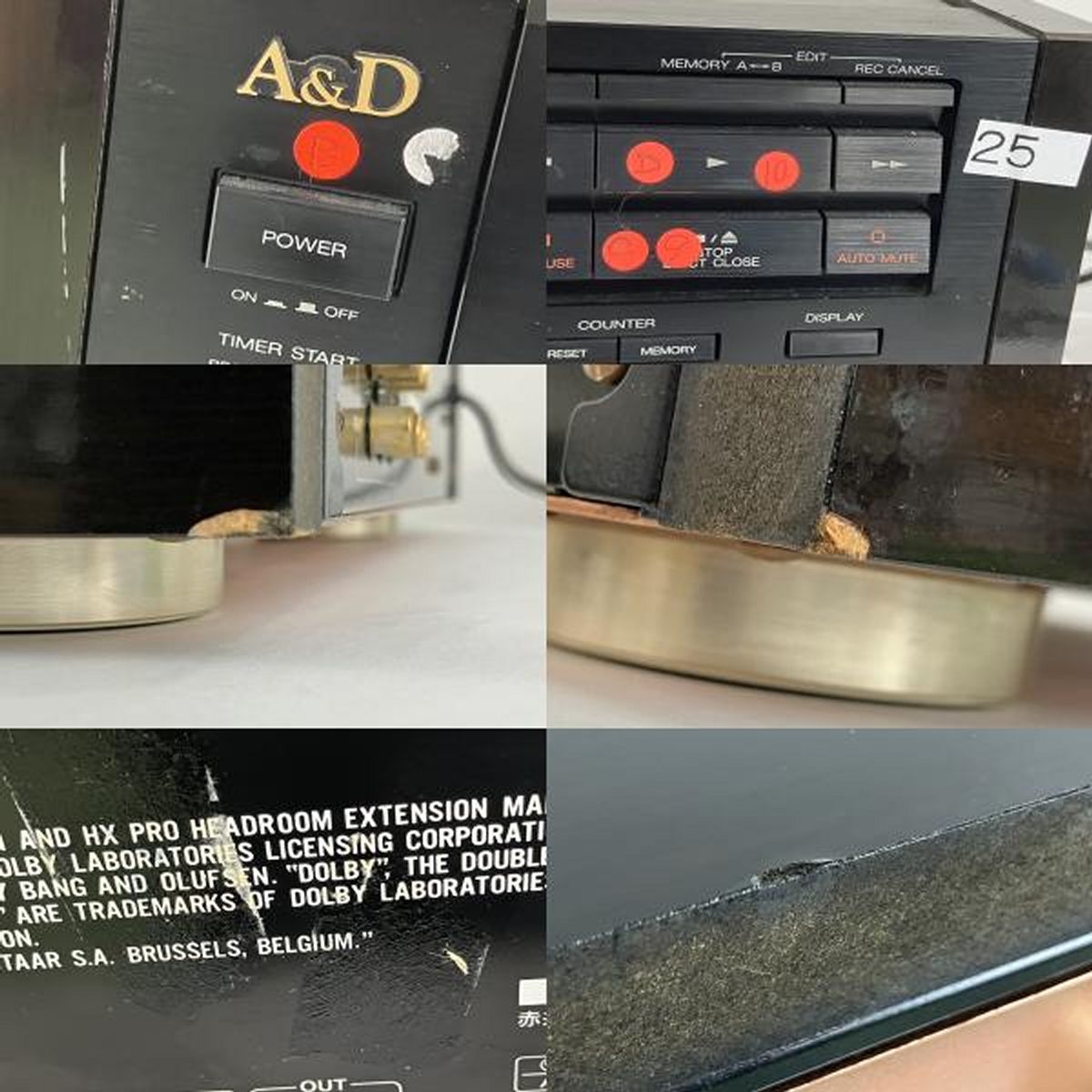 A&D GX-Z9100EX 美品動作品！ A&D GX-Z9100EX カセットデッキ リモコン欠品 ジャンク Y10475232