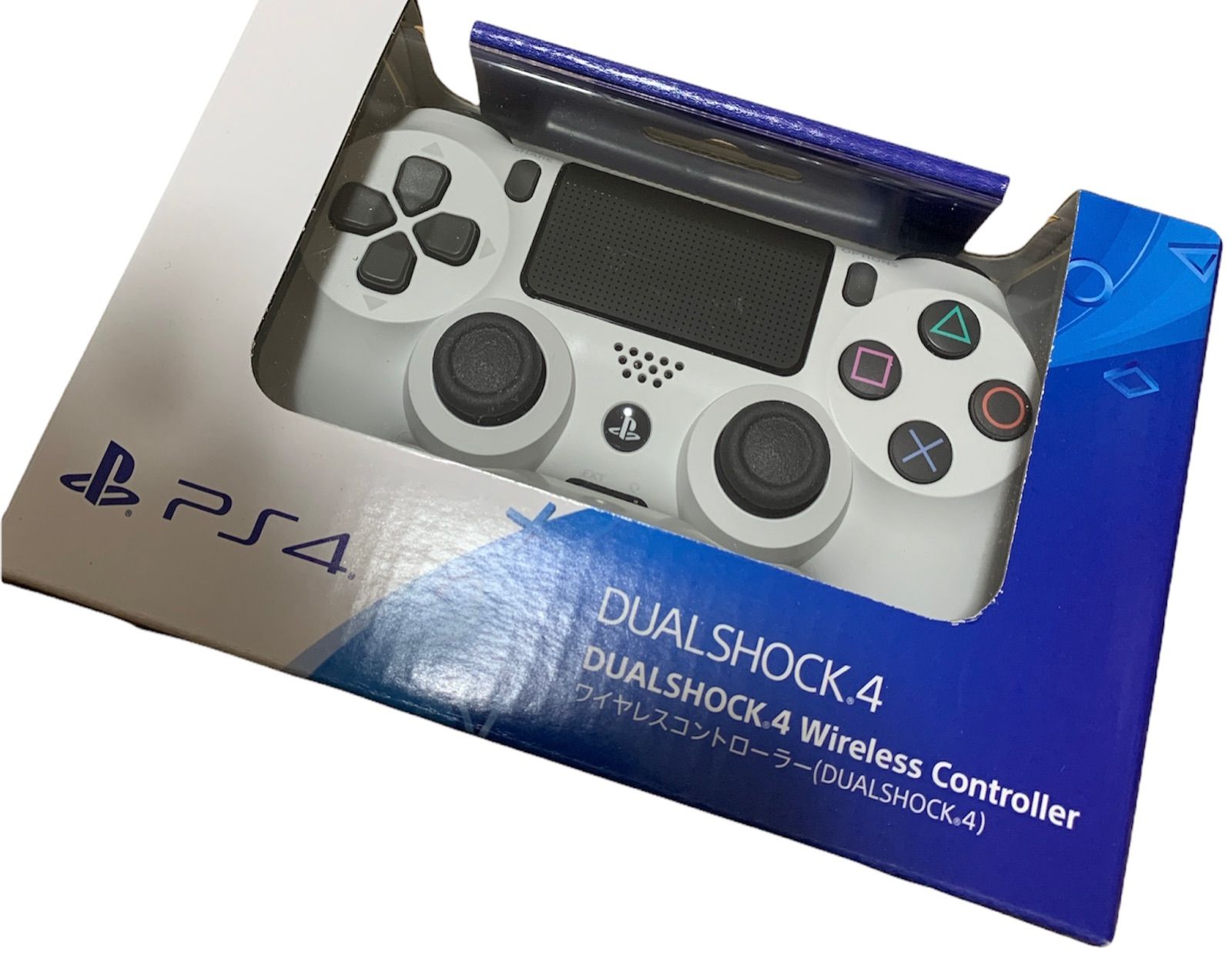 ワイヤレスコントローラー (DUALSHOCK 4) グレイシャー・ホワイト