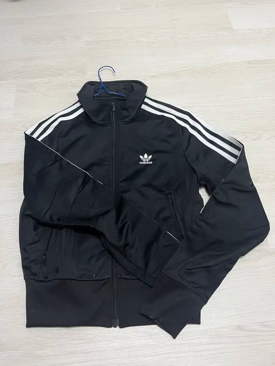 adidas アディダス 3本線 トラックトップス 黒 xs