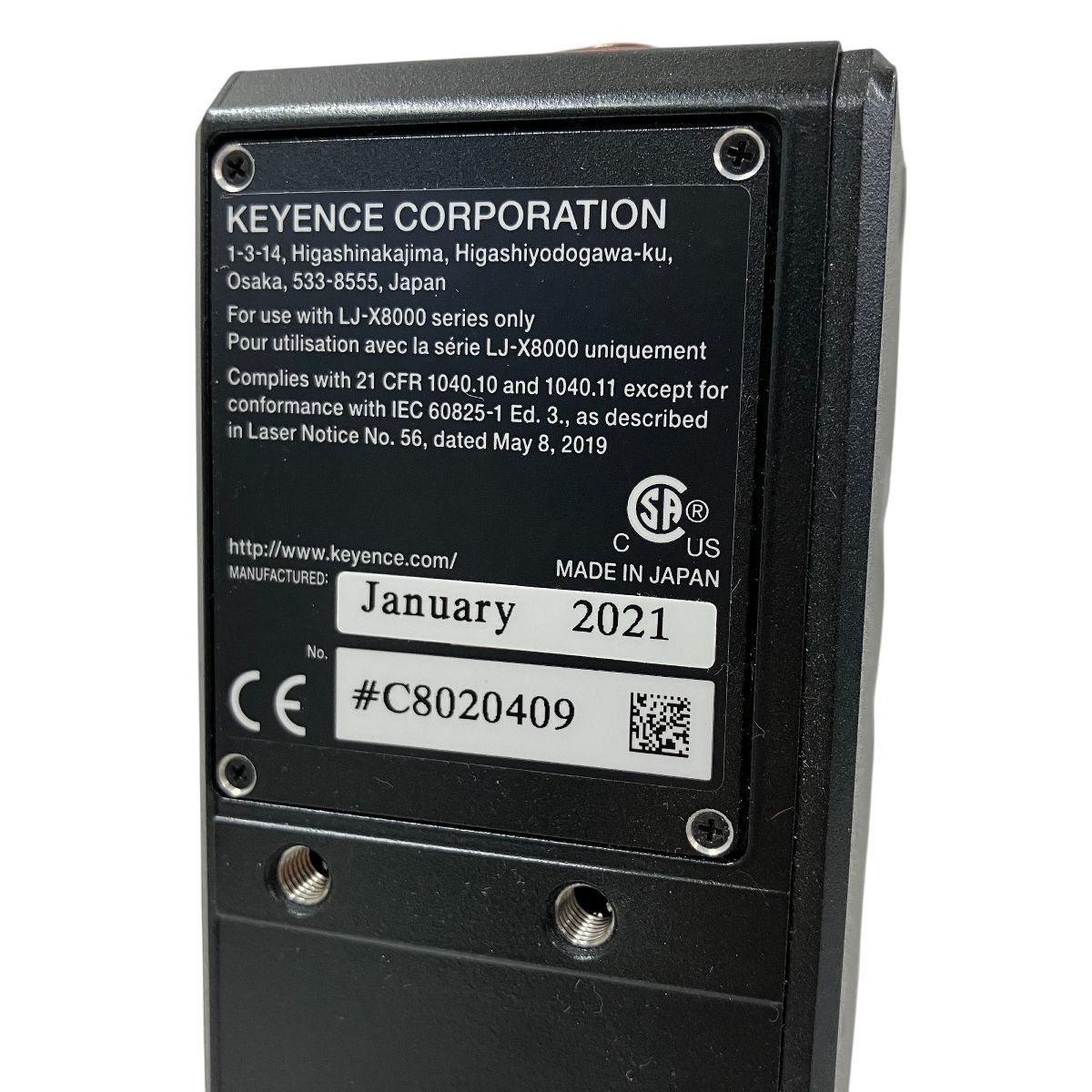 動作保証】 KEYENCE LJ-X8400 超高精細 インライン プロファイ ル測定