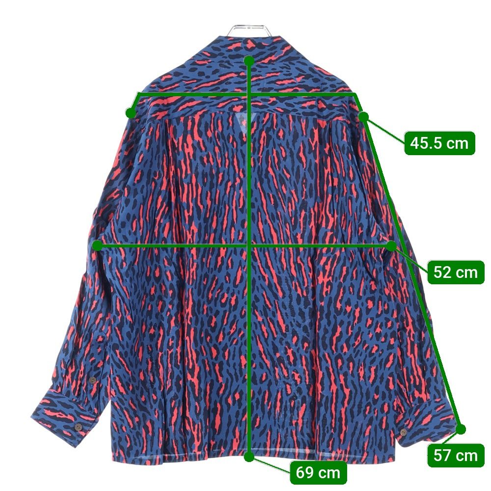 WACKO MARIA (ワコマリア) 24AW LEOPARD HAWAIIAN SHIRT L/S