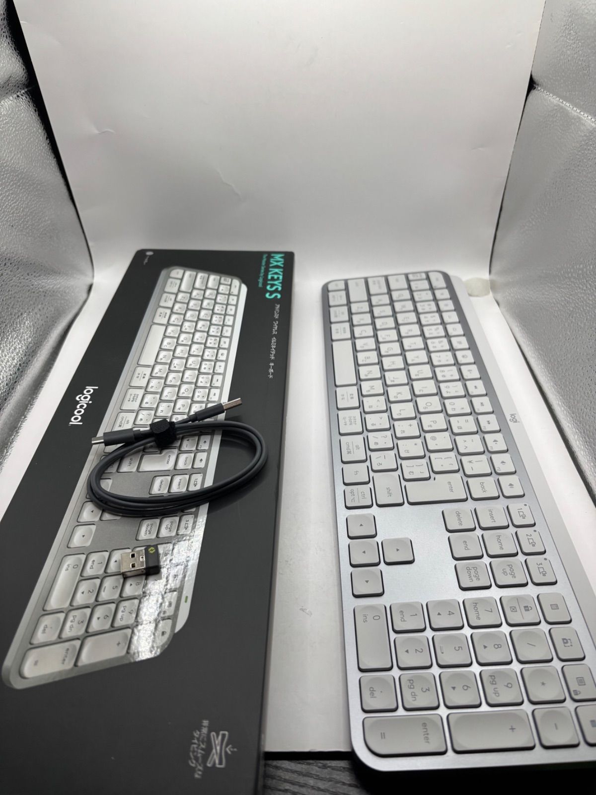 ロジクール Logicool MX KEYS S ワイヤレス キーボード KX800sPG