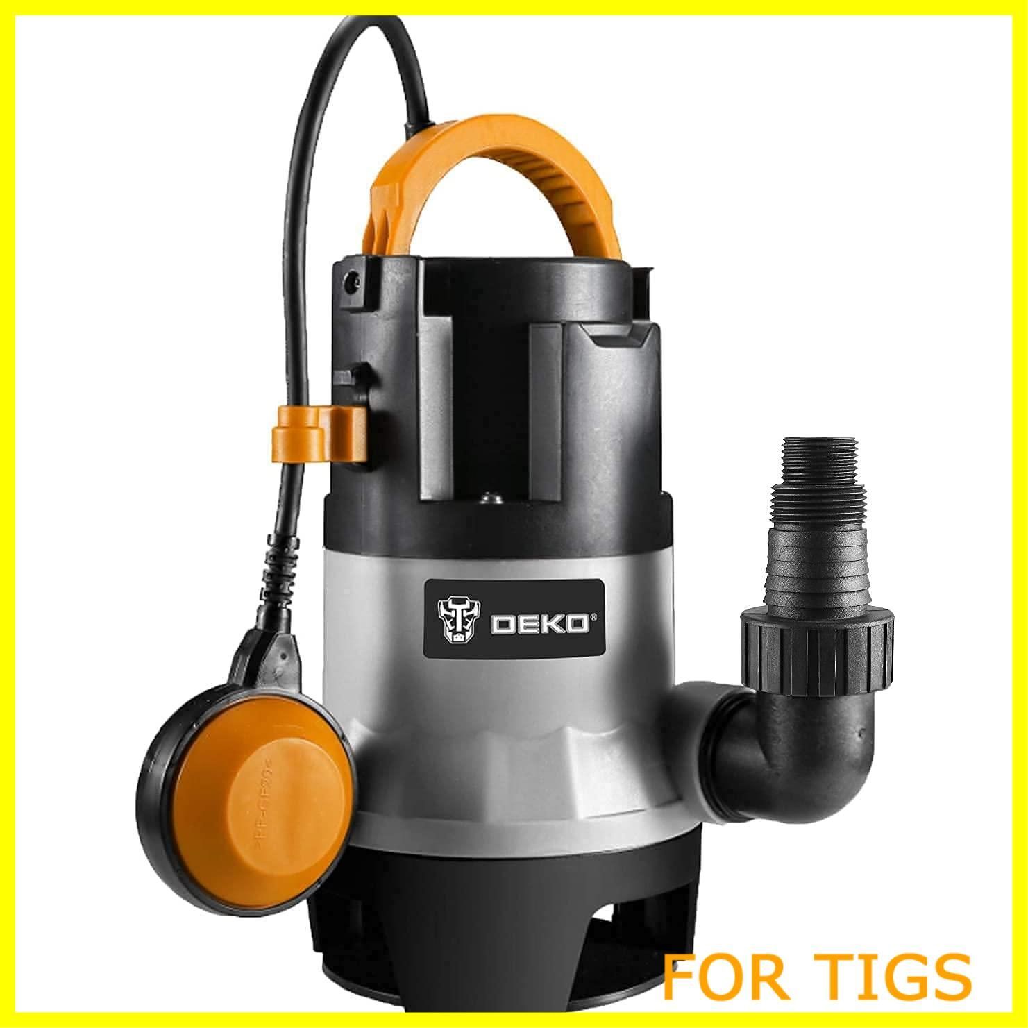 数量 プラスチック 750W 水中ポンプ DEKO 循環ポンプ 底部入水式 最大吐出量12500L|H 最大揚程8M 汚水 清水用 AC-110V 60Hz|50Hz 電動 水耕栽培 ウォーターポンプ 水族館給水 排水ポンプ… ブラック
