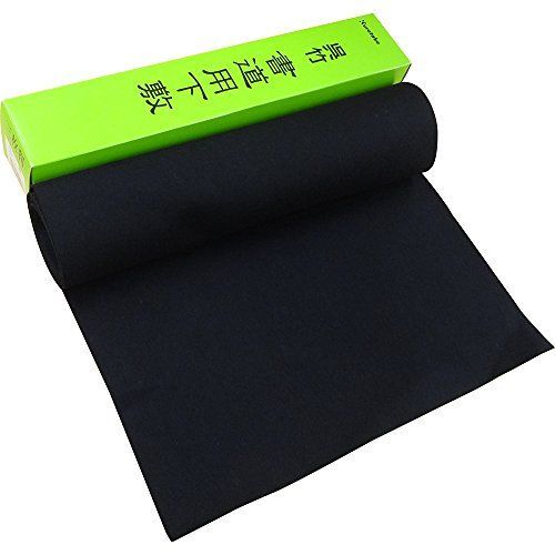三枚判/290×1100×1 mm_単品 呉竹 書道 下敷き 書道用品 三枚判 No1 黒 KA51-201