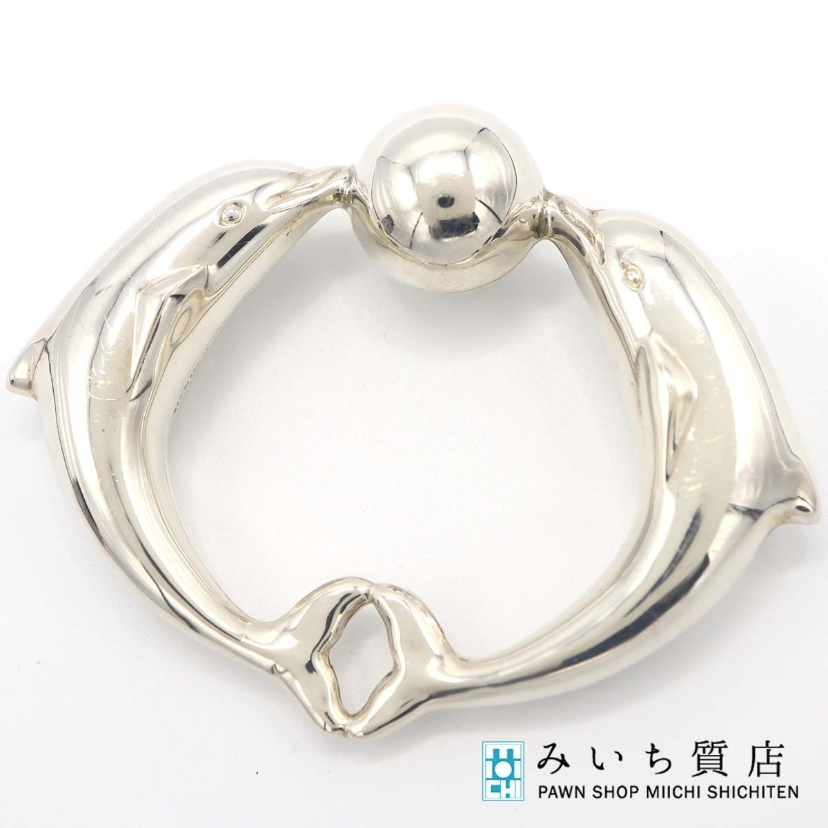 TIFFANY-Co. ティファニー ドルフィン イルカ ラトル SV925 シルバー 重量約33g H9250