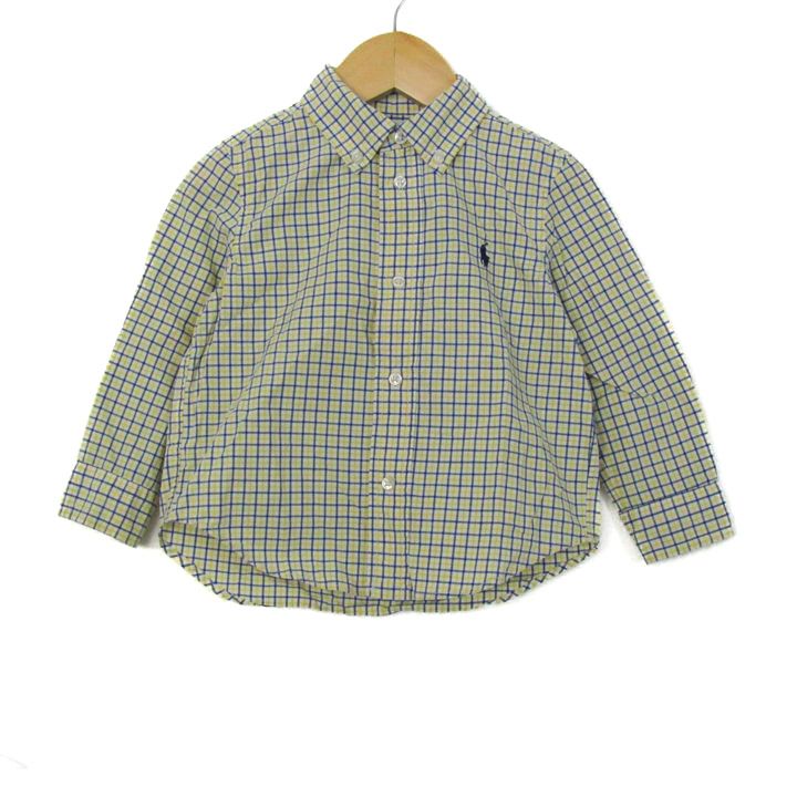 未使用　ラルフローレン　長袖シャツ、ベスト　セット　150 楽天市場】【中古】【古着】 Polo Ralph Lauren コットン ニット
