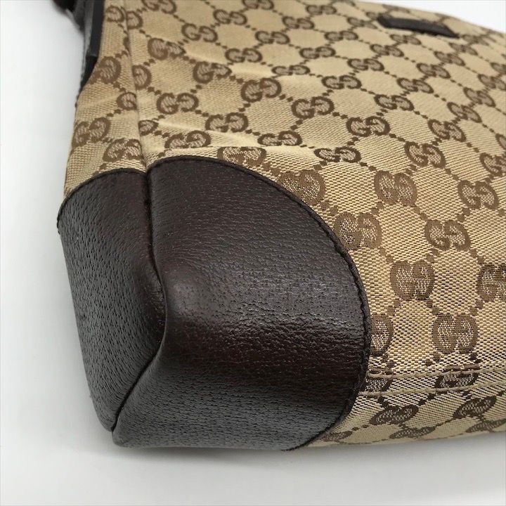 美品 GUCCI グッチ GGキャンバス ショルダー バッグ 斜め掛け レザー ブラウン レディース k2899 美品 GUCCI グッチ GGキャンバス ショルダー バッグ 斜め掛け レザー