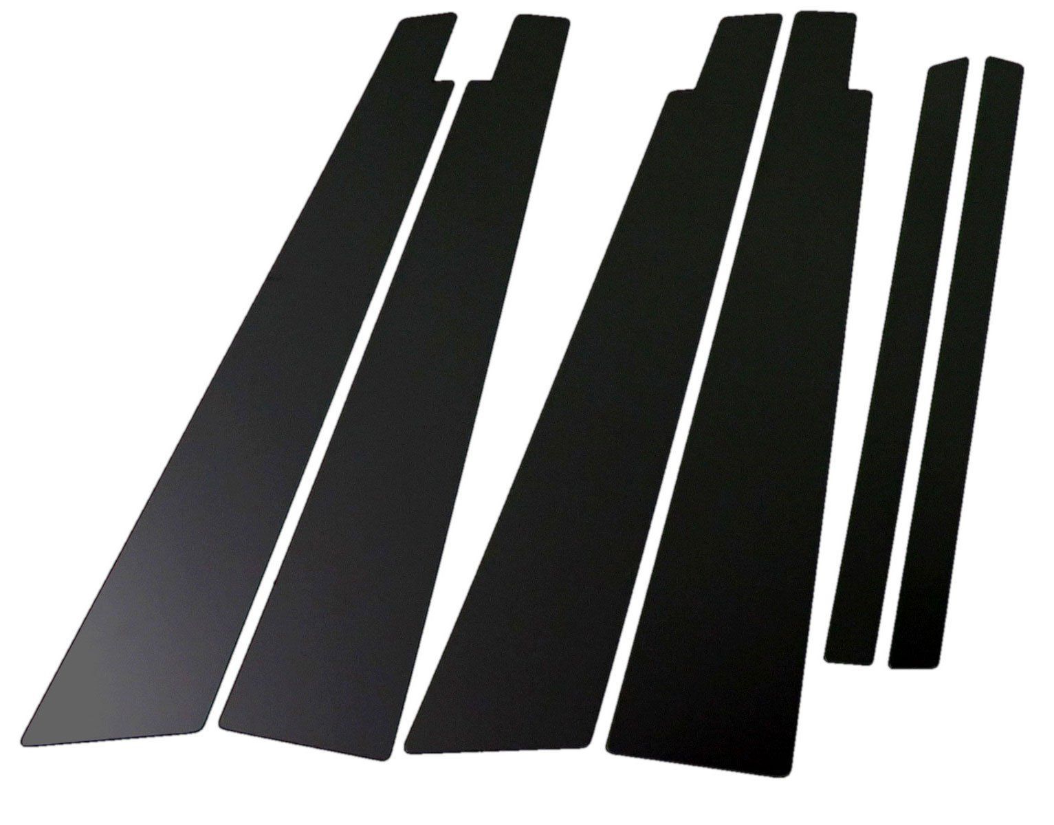 BRIGHTZ レクサス LS430 UCF30 超鏡面ステンレスブラックメッキピラーパネル バイザー有用 6PC PIL-BLA-221 UCF F30 30 29703