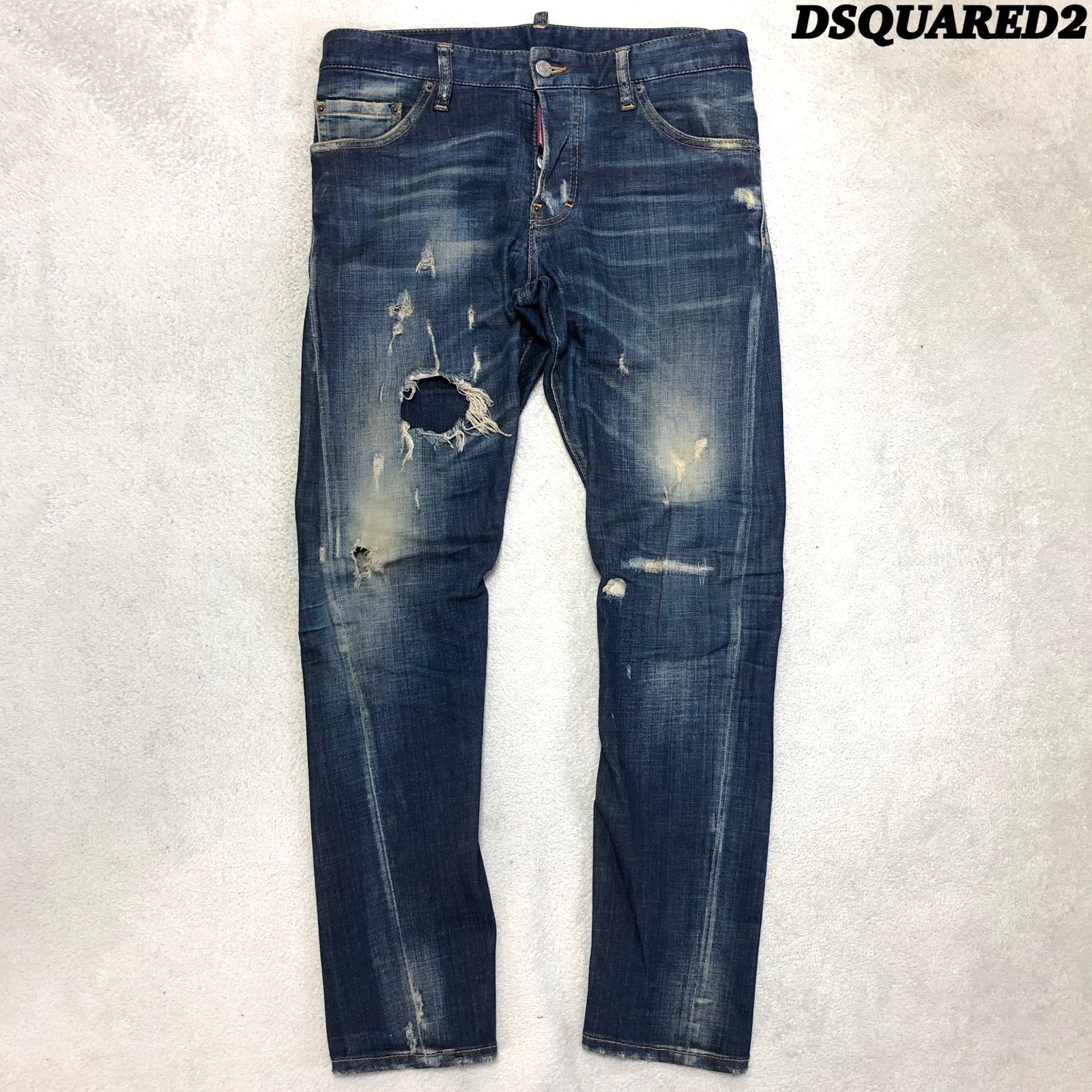 美品】DSQUARED2 セクシーツイストデニム 46 ダメージ加工 46 【公式通販】