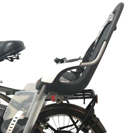 自転車 後ろ リア チャイルドシート Qibbel キュベル リアキャリア取付タイプ ファミリーブラック 工具不要・簡単取付 自転車 後ろ リア チャイルドシート Qibbel キュベル リア