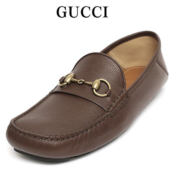 新品 グッチ 靴 メンズ ドライビングシューズ ローファー GUCCI