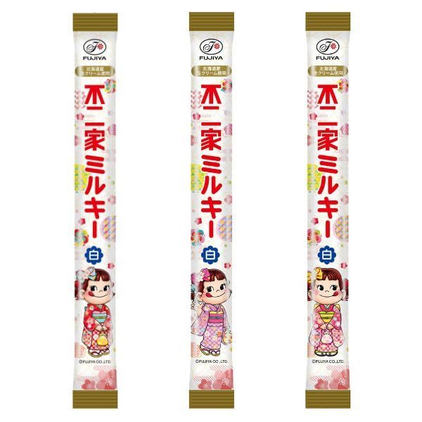 特価商品不二家 七五三 ミルキー千歳飴 （白）160本（20×8）ケース販売