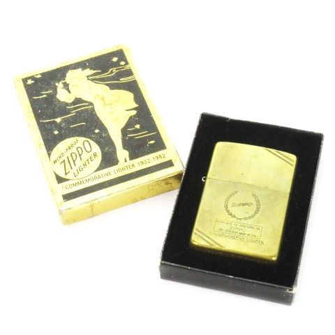 ジッポー ZIPPO COMMEMORATIVE LIGHTER ライター 喫煙具 火花未 ロゴ ゴールド |MN1 GY18