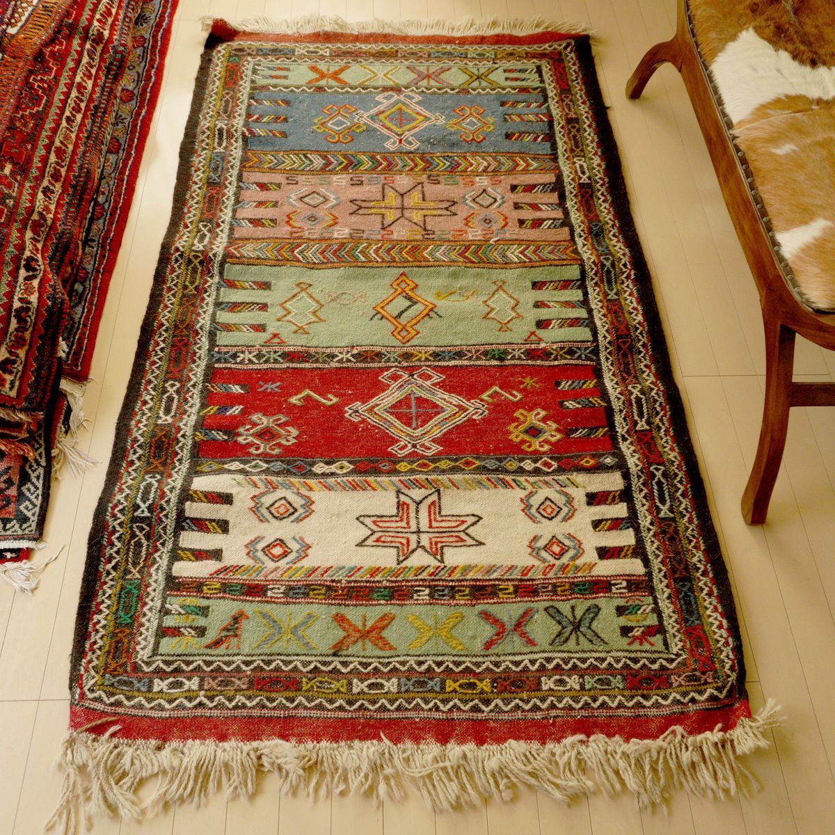 ⚪︎Vintage Rug⚪︎233cm×74cm バルーチ族 ペルシャ 80s Vintage rug