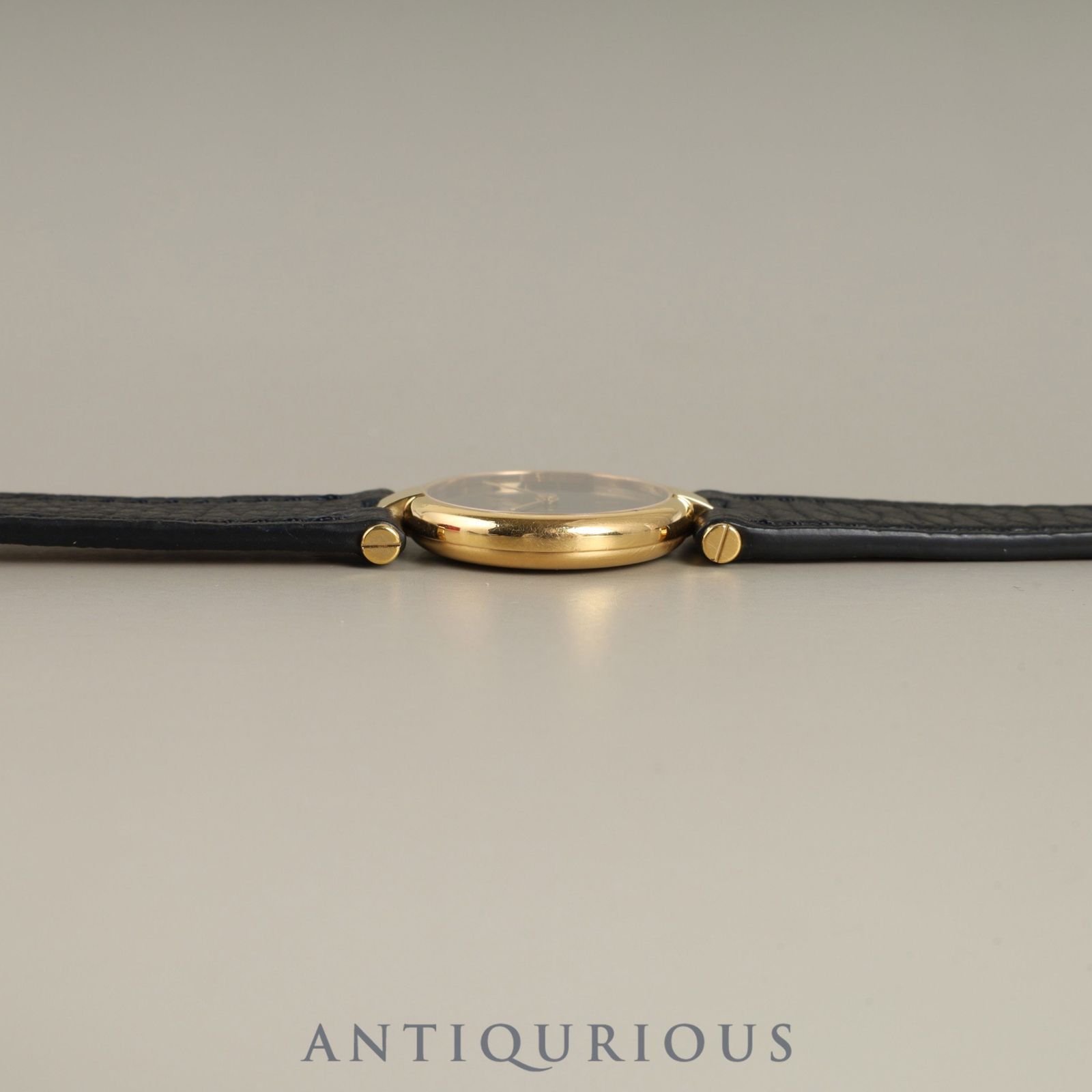 カルティエ マスト ヴァンドーム VLC SM クォーツ SV925 革 純正尾錠  