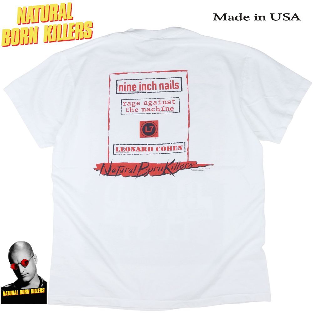 NATURAL BORN KILLERS nine inch nails tee