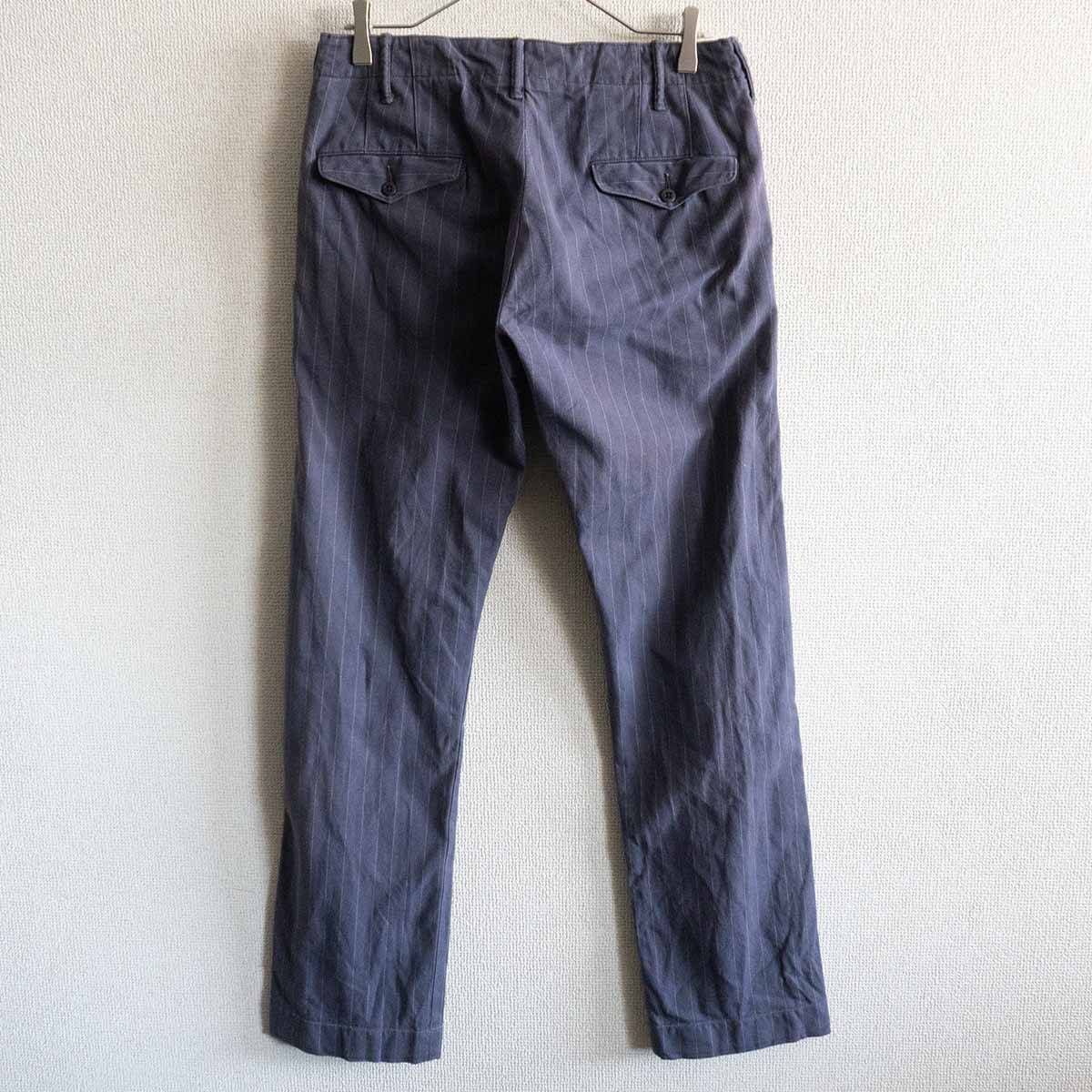 雰囲気抜群】RRL【ストライプ トラウザー】30×32 ダブルアール