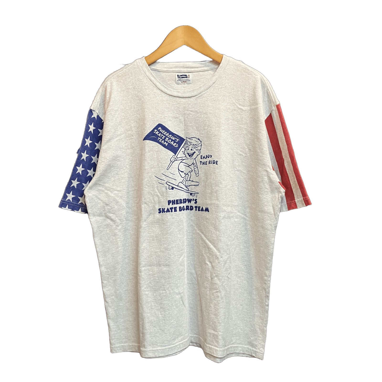 むつ75-081006】Pherrow's フェローズ SKATE BOARD TEAM SHIRT 25S
