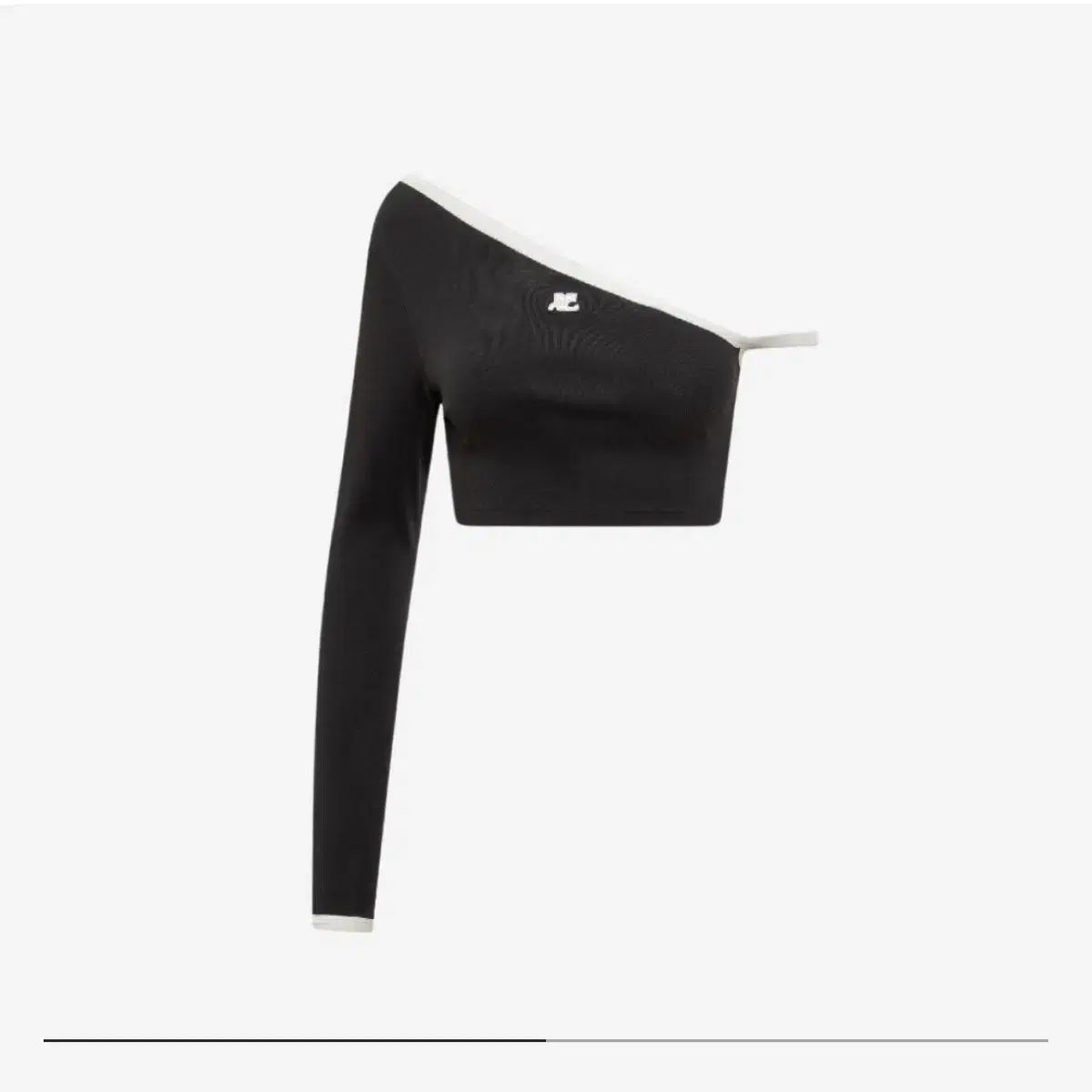 【Courreges】クレージュ ロゴ オフショルダー 長袖 トップス Courreges Courreges(クレージュ) 片方オフショルダー ロゴ