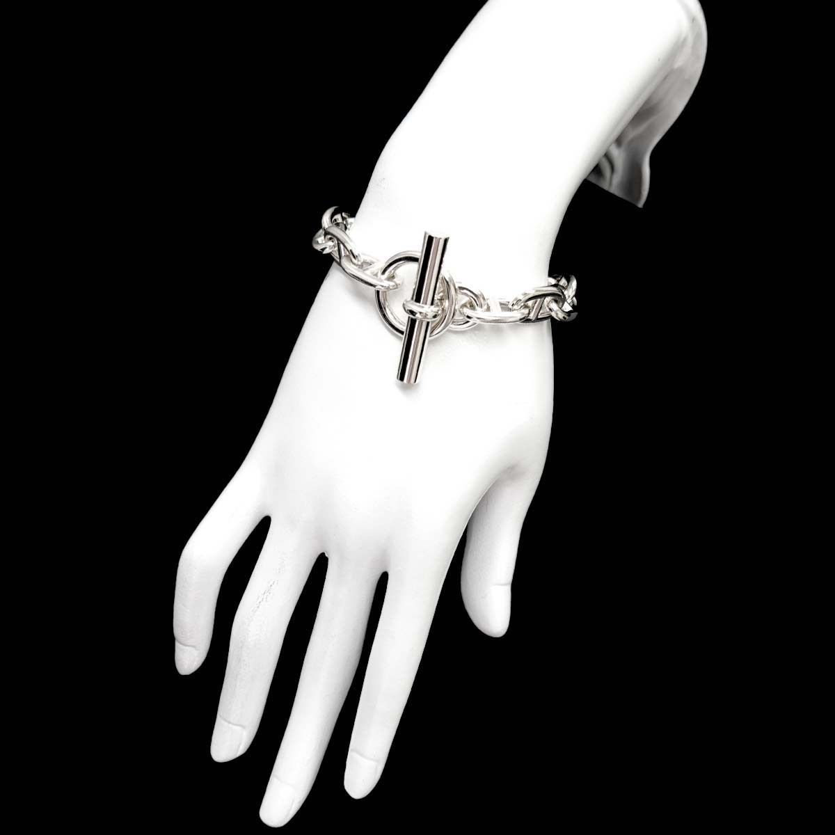 エルメス HERMES シェーヌダンクル MM ブレスレット 16コマ 17cm