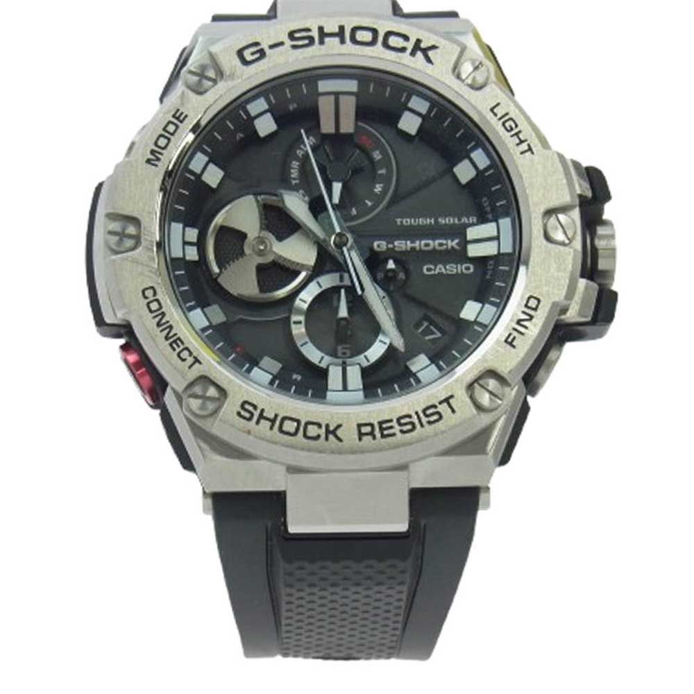 CASIO G-SHOCK カシオ ジーショック GST-B100-1AJF G-SHOCK G-STEEL Gショック モバイルリンク 腕時計 ブラック系