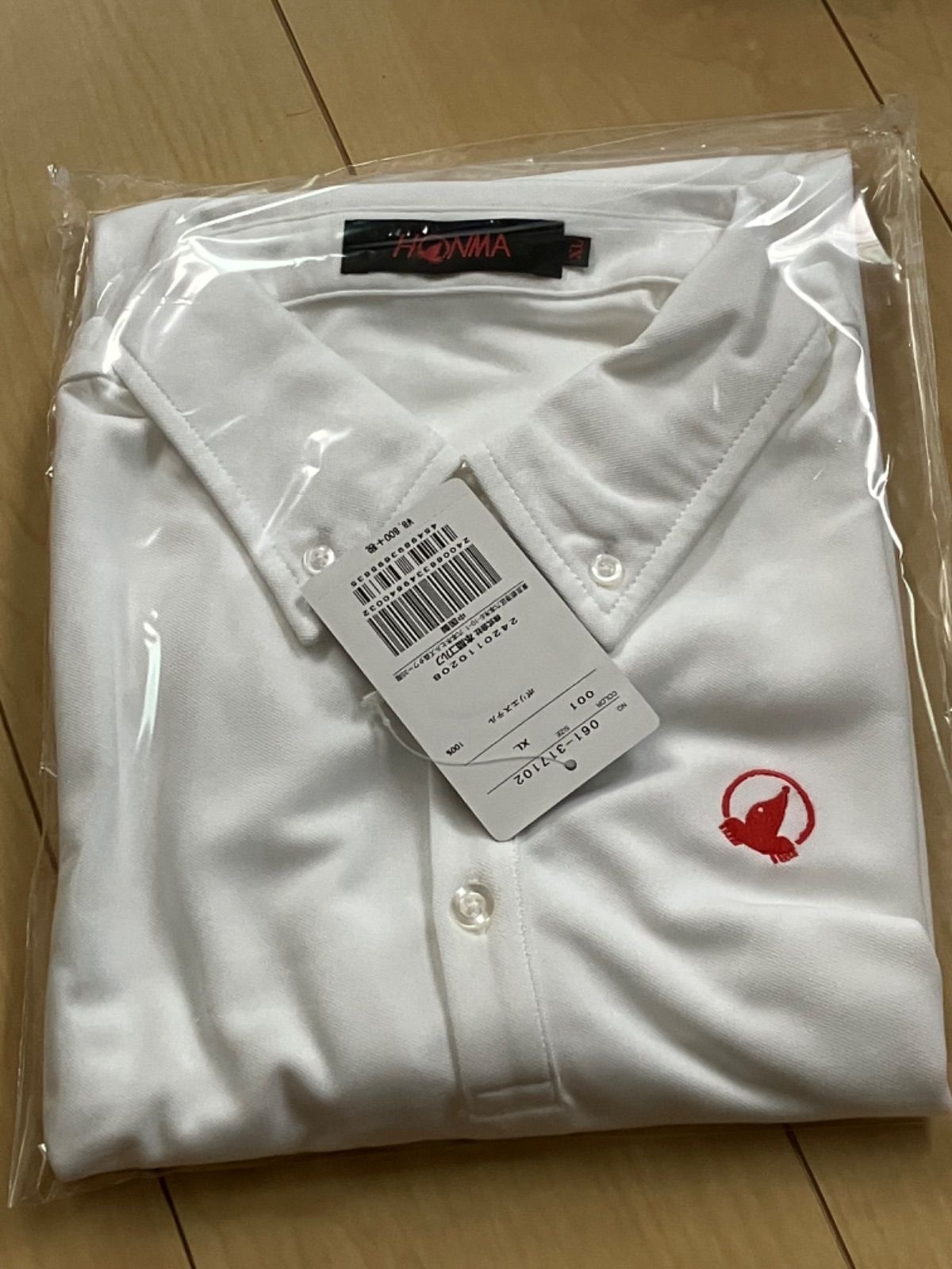 HONMA GOLF 本間ゴルフ メンズポロシャツ XL 白 ホワイト 半袖 - GOLF