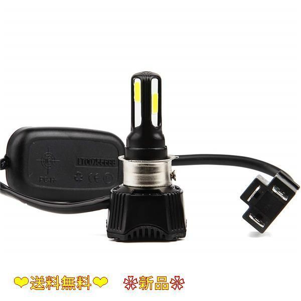 格安，新作登場 H4コネクター バイクLEDヘッドライト H4 H6 PH7 PH8対応 直流交流兼用 Hi/Lo切替-POOPEE DCu0026AC 42W 9-24V COB 4面発光 4600lm 6500K 冷却ファン内臓 防水 オートバイ 取付簡単 H4コネクター その他